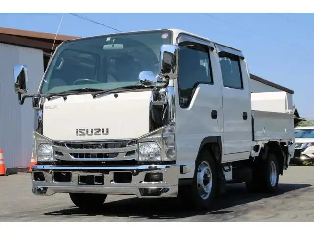 いすゞ エルフ 小型 平ボディ Wキャブ パワーゲート の中古トラック【車両No.191088】