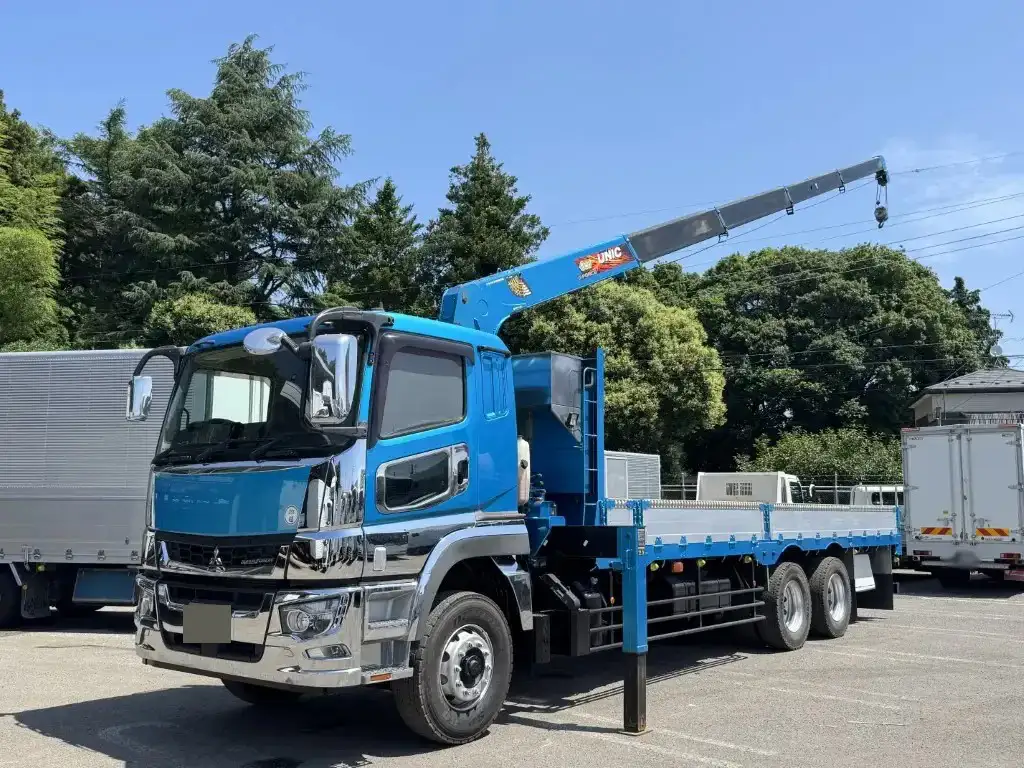 三菱 スーパーグレート 大型 クレーン付 床鉄板 アルミブロック の中古トラック【車両No.191247】