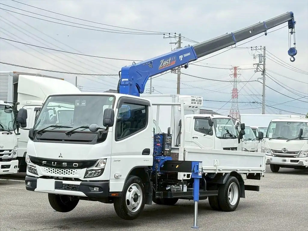 三菱 キャンター 小型 クレーン付 4段 ラジコン の中古トラック【車両No.191190】