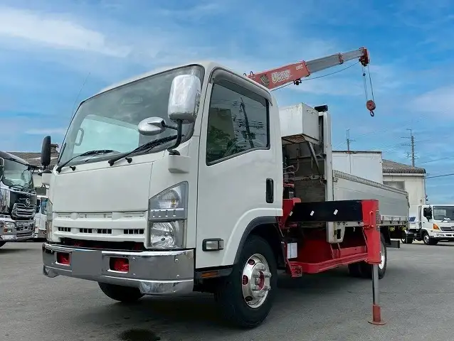 いすゞ エルフ 小型 クレーン付 アルミブロック 3段 の中古トラック【車両No.191173】