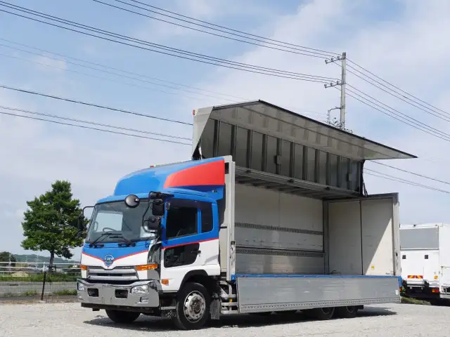 日産UD コンドル 中型/増トン ウイング ベッド QDG-PW39L の中古トラック【車両No.191227】