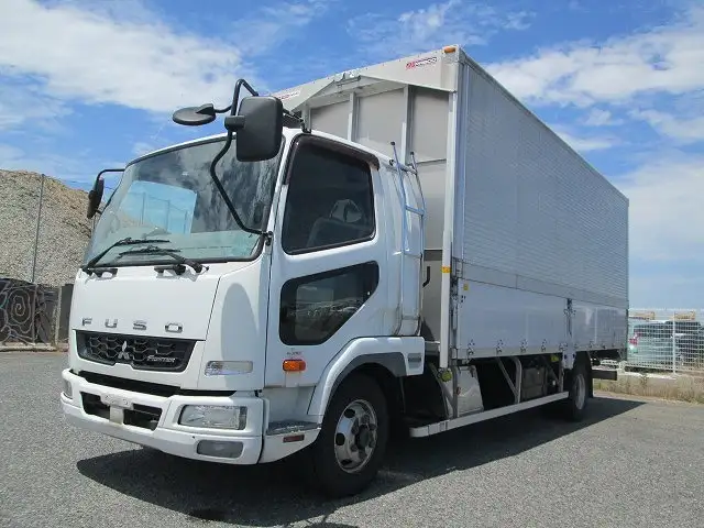 三菱 ファイター 中型/増トン ウイング ベッド TKG-FK61F の中古トラック【車両No.191238】