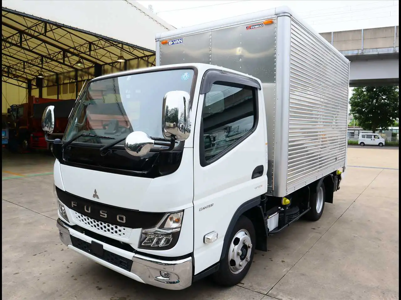 三菱 キャンター 小型 アルミバン パワーゲート 2RG-FBA20 の中古トラック【車両No.191407】