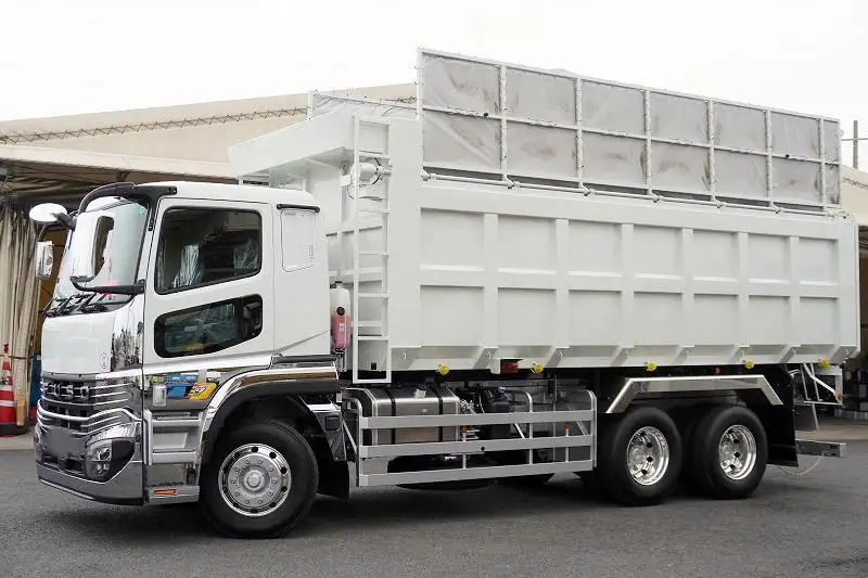 三菱 スーパーグレート 大型 ダンプ 土砂禁 天蓋付き の中古トラック【車両No.192001】