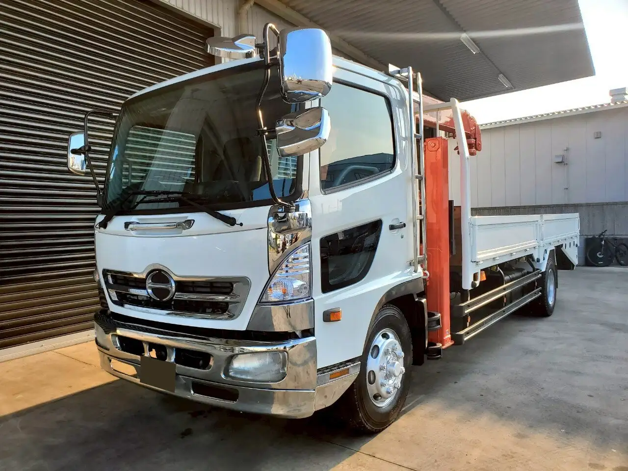 日野 レンジャー 中型/増トン 車両重機運搬 4段クレーン ラジコン の中古トラック【車両No.191957】