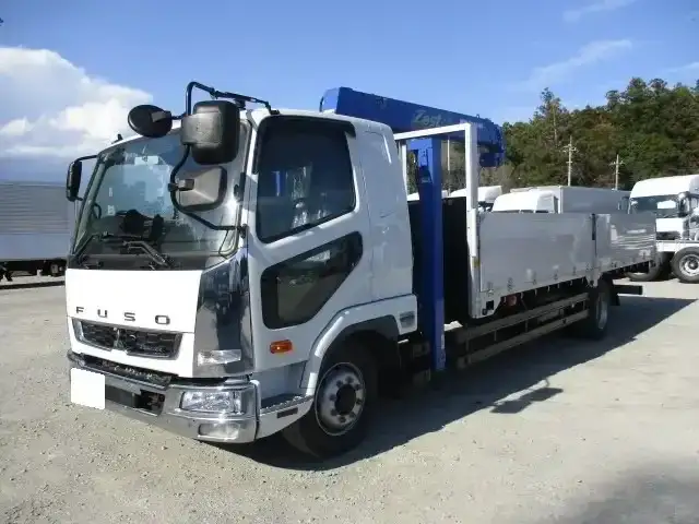 三菱 ファイター 中型/増トン 車両重機運搬 4段クレーン ラジコン の中古トラック【車両No.193728】