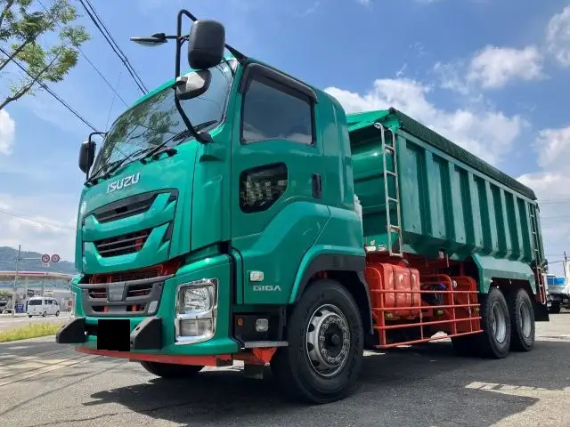 いすゞ ギガ 大型 ダンプ 土砂禁 天蓋付き の中古トラック【車両No.194025】