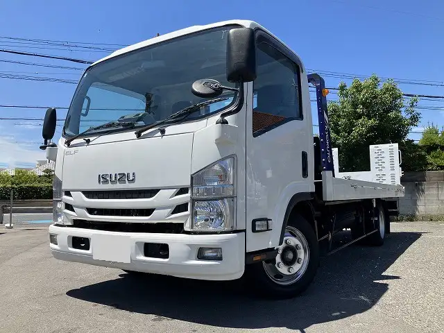いすゞ エルフ 小型 車両重機運搬 ラジコン ウインチ の中古トラック【車両No.194373】