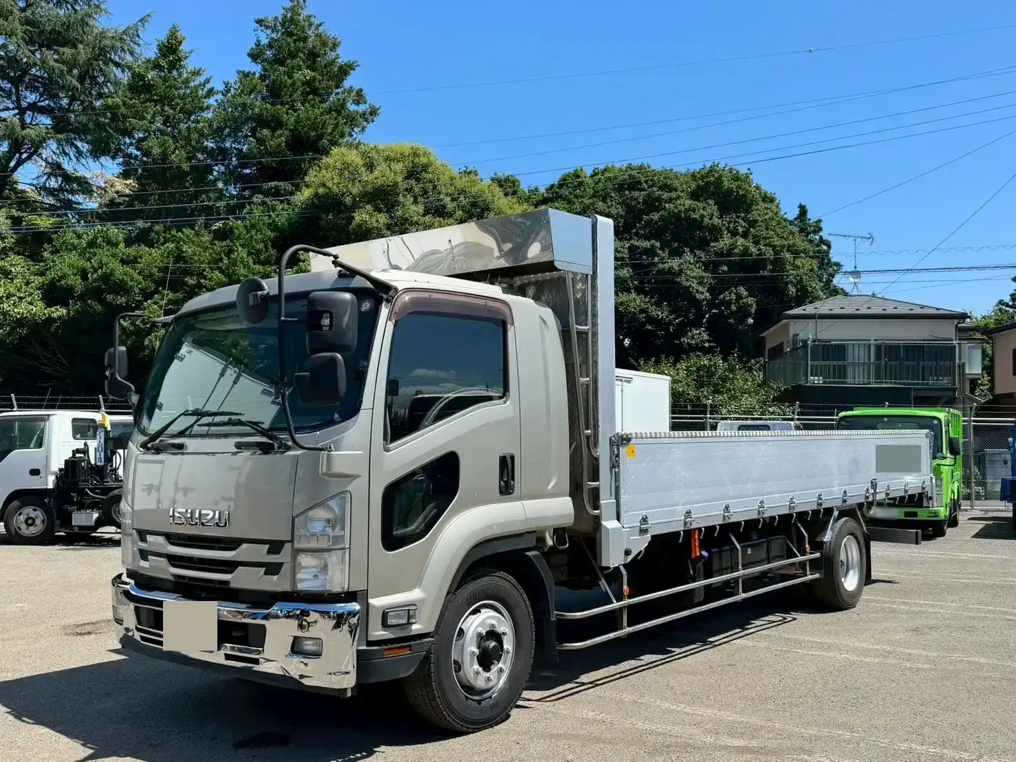 いすゞ フォワード 中型/増トン 平ボディ アルミブロック ベッド の中古トラック【車両No.194470】