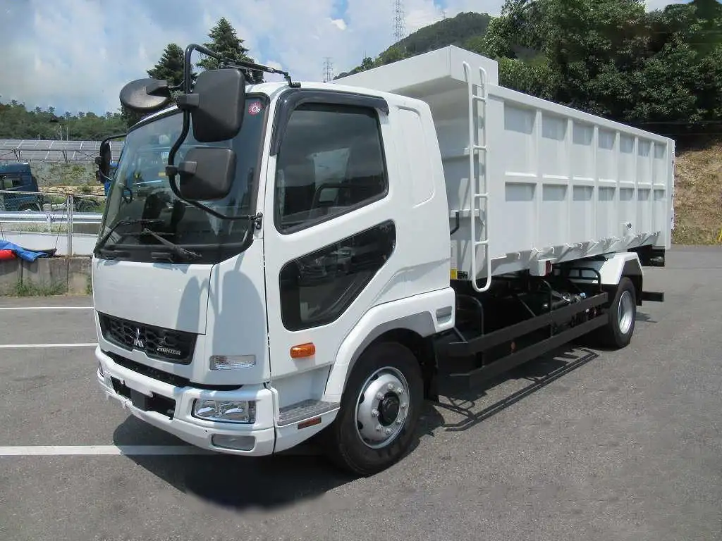 三菱 ファイター 中型/増トン ダンプ 土砂禁 ベッド の中古トラック【車両No.195569】