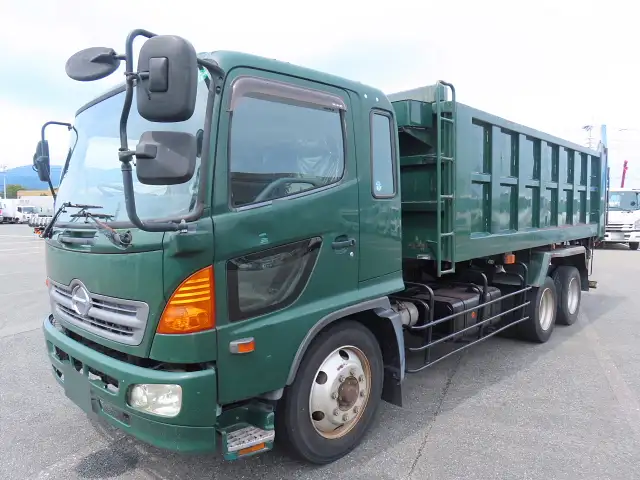 日野 レンジャー 中型/増トン ダンプ 土砂禁 ベッド の中古トラック【車両No.195582】