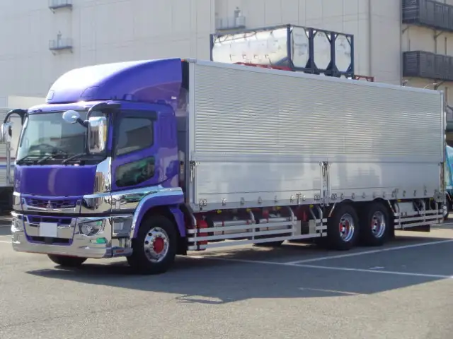 三菱 スーパーグレート 大型 ウイング ハイルーフ エアサス の中古トラック【車両No.196508】