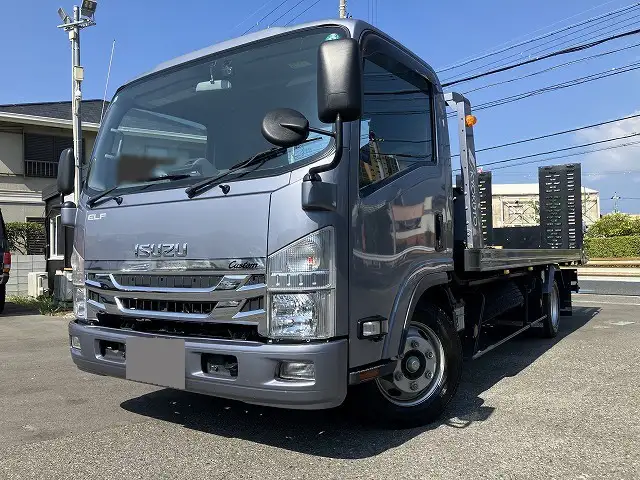 いすゞ エルフ 小型 車両重機運搬 ラジコン ウインチ の中古トラック【車両No.196624】
