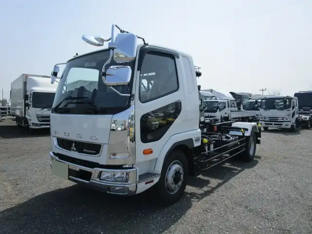 三菱 ファイター 中型/増トン アームロール ツインホイスト ベッド の中古トラック【車両No.196777】