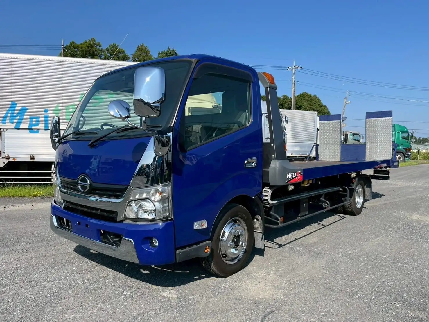 日野 デュトロ 小型 車両重機運搬 ラジコン ウインチ の中古トラック【車両No.197186】