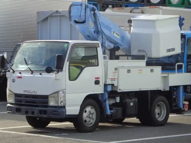 いすゞ エルフ 小型 高所・建柱車 高所作業車 BKG-NKR85An の中古トラック【車両No.197404】