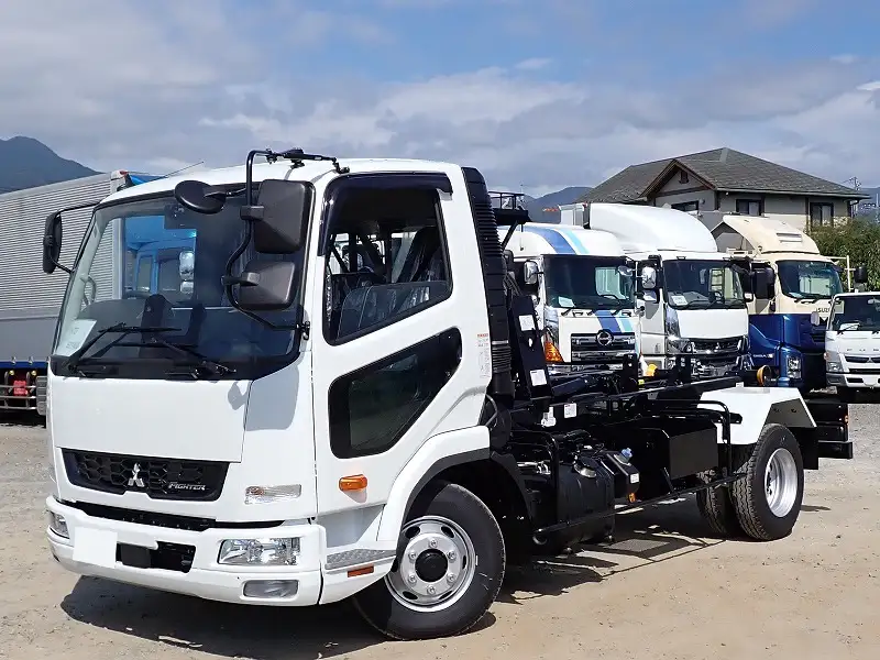 三菱 ファイター 中型/増トン アームロール ツインホイスト 2KG-FK72F の中古トラック【車両No.197783】