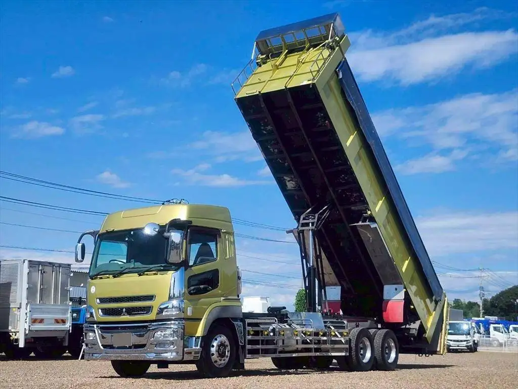 三菱 スーパーグレート 大型 ダンプ 土砂禁 ハイルーフ の中古トラック【車両No.197920】