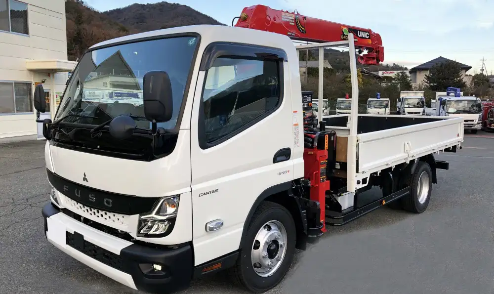 三菱 キャンター 小型 クレーン付 4段 ラジコン の中古トラック【車両No.197706】