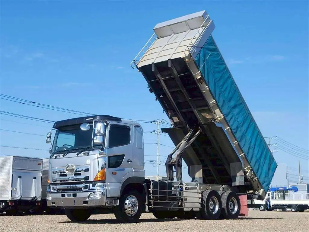 日野 プロフィア 大型 ダンプ 土砂禁 ベッド の中古トラック【車両No.198526】