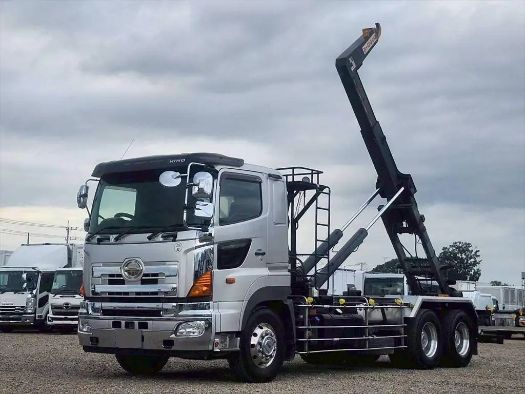 日野 プロフィア 大型 アームロール コンテナ付き ツインホイスト の中古トラック【車両No.198527】