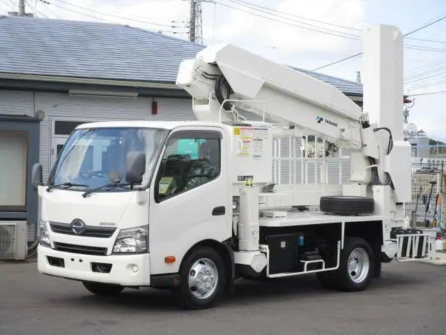 日野 デュトロ 小型 高所・建柱車 高所作業車 TKG-XZU700X の中古トラック【車両No.198546】