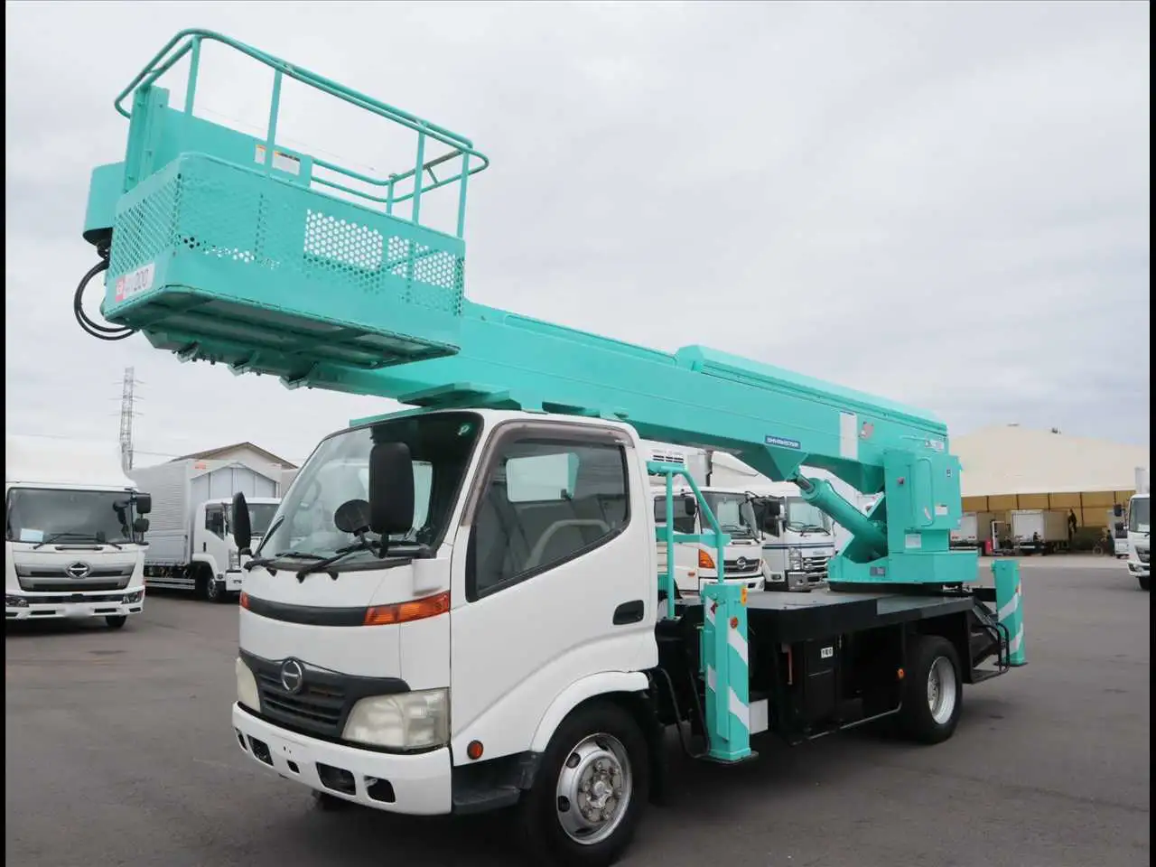 日野 デュトロ 小型 高所・建柱車 高所作業車 BDG-XZU344M の中古トラック【車両No.198637】