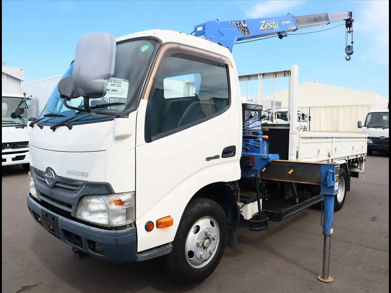 日野 デュトロ 小型 クレーン付 3段 フックイン の中古トラック【車両No.198642】