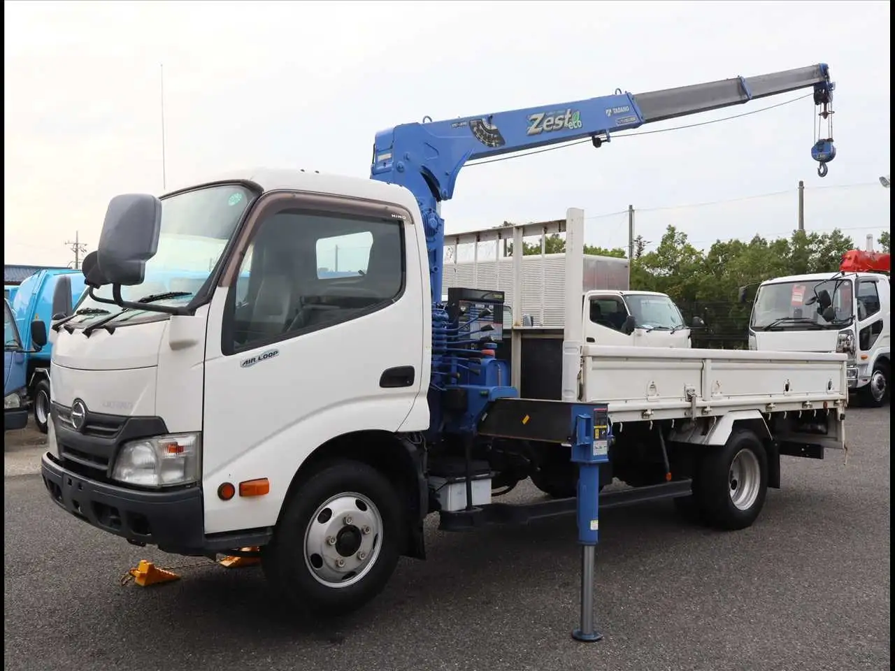 日野 デュトロ 小型 クレーン付 3段 フックイン の中古トラック【車両No.198645】