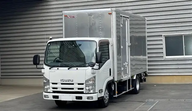 いすゞ エルフ 小型 アルミバン パワーゲート サイドドア の中古トラック【車両No.199171】