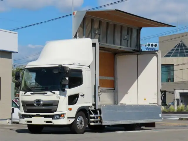 日野 レンジャー 中型/増トン ウイング エアサス ベッド の中古トラック【車両No.199214】