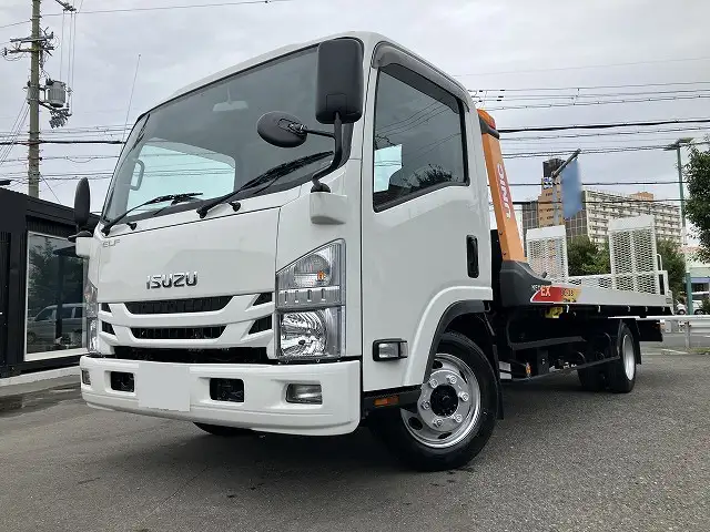 いすゞ エルフ 小型 車両重機運搬 ラジコン ウインチ の中古トラック【車両No.199382】