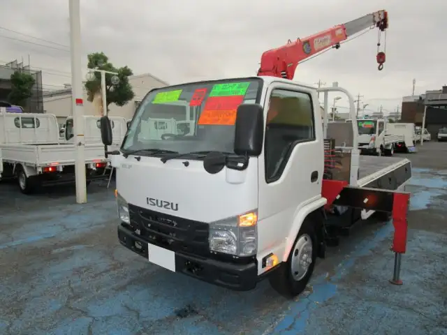 いすゞ エルフ 小型 クレーン付 4段 ラジコン の中古トラック【車両No.199372】