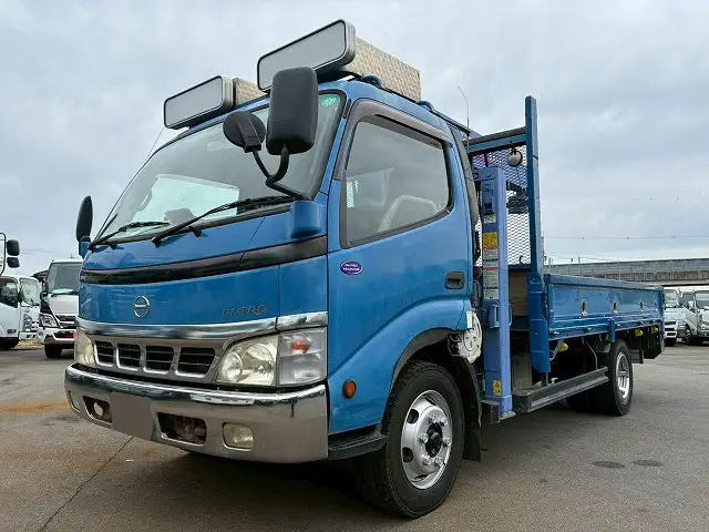 日野 デュトロ 小型 車両重機運搬 5段クレーン ラジコン の中古トラック【車両No.199401】