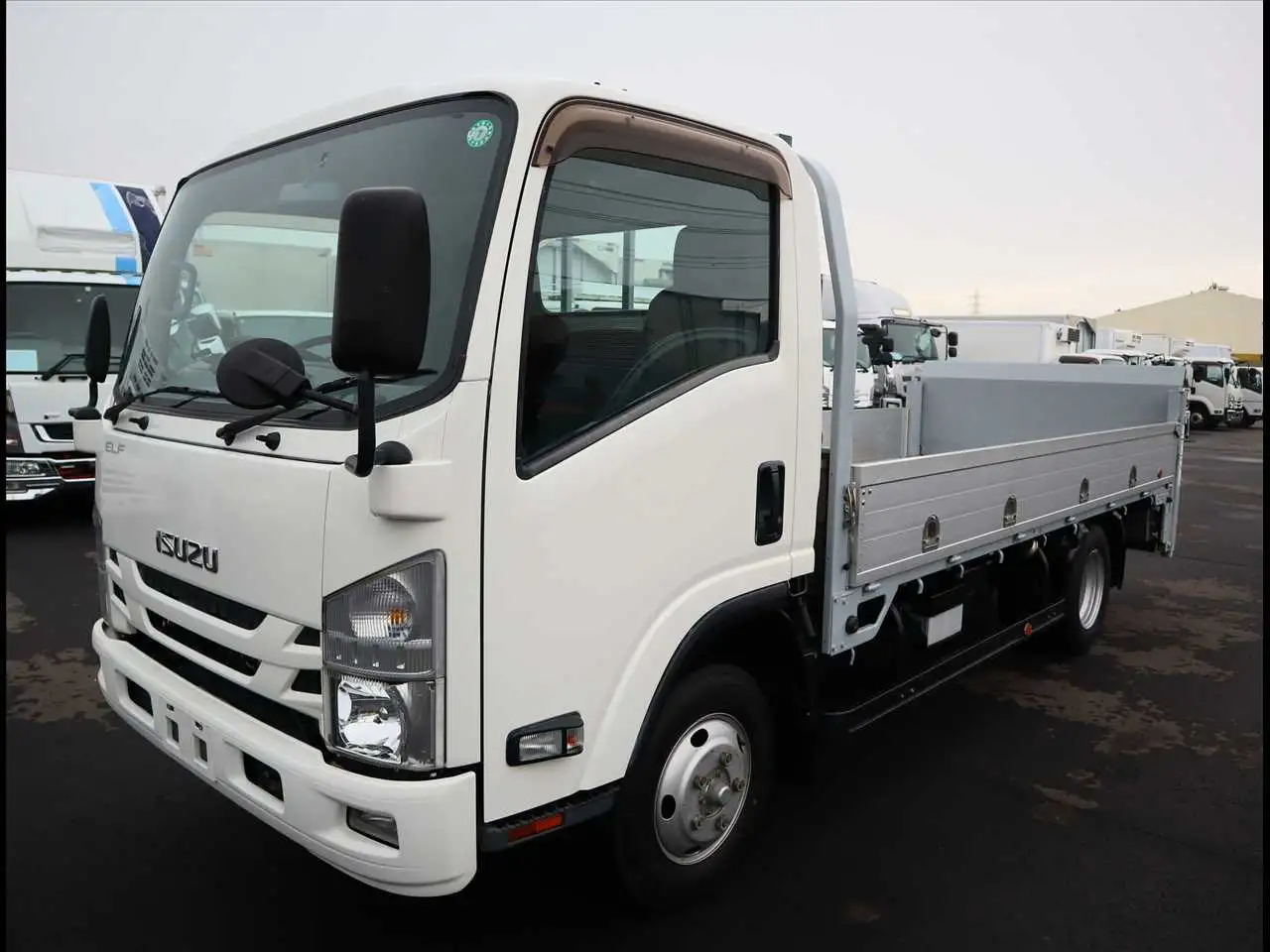 いすゞ エルフ 小型 平ボディ パワーゲート アルミブロック の中古トラック【車両No.199497】