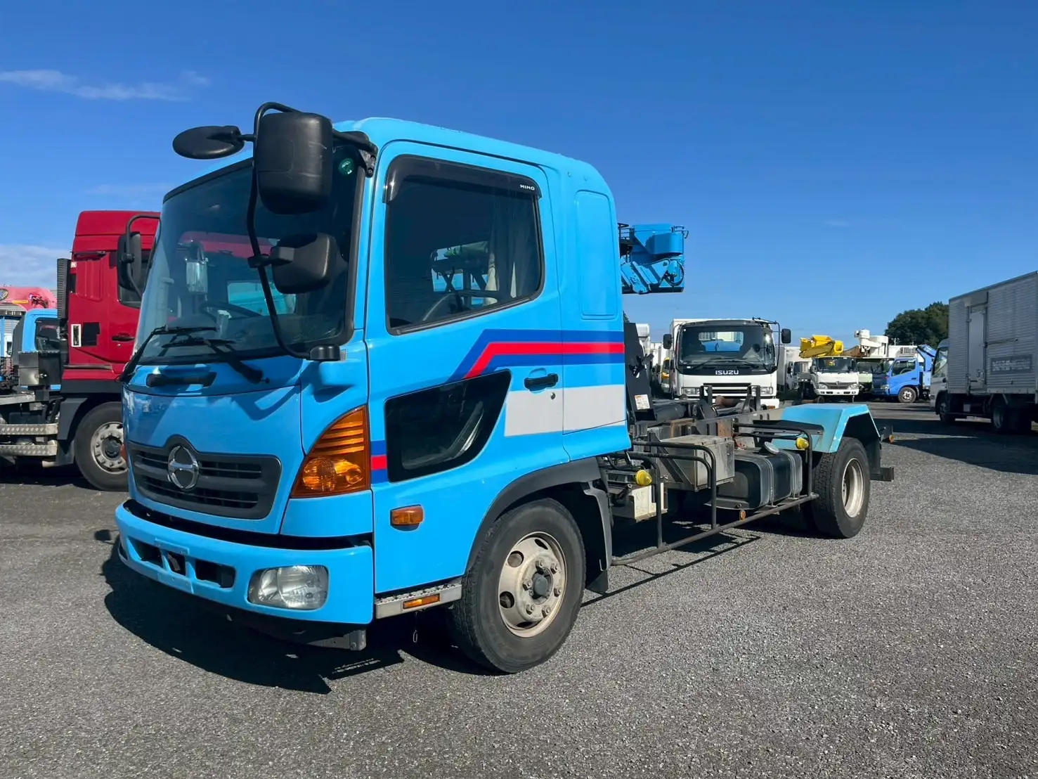 日野 レンジャー 中型/増トン アームロール ツインホイスト ベッド の中古トラック【車両No.199527】