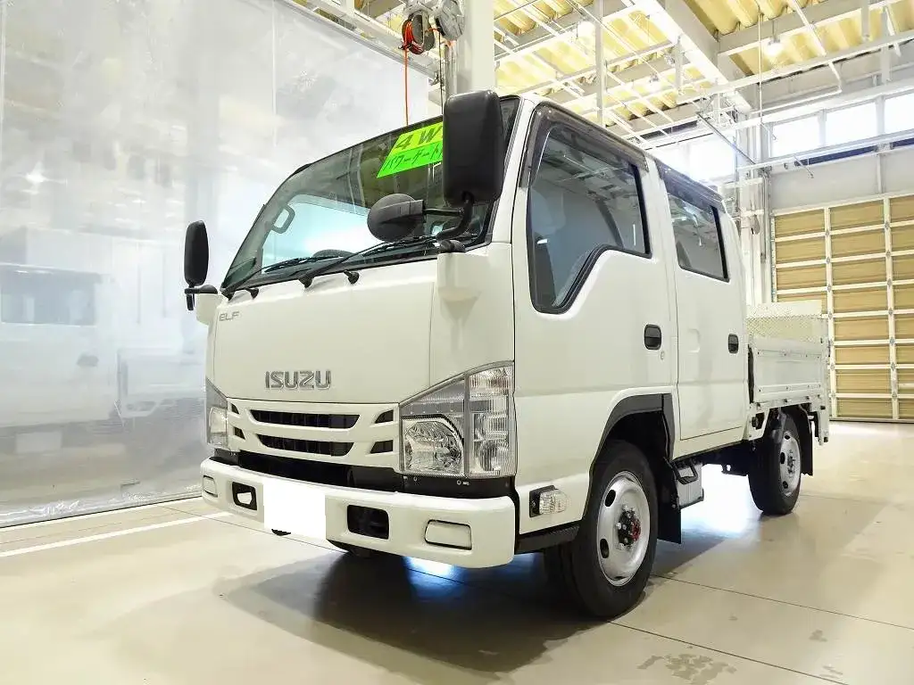 いすゞ エルフ 小型 平ボディ Wキャブ パワーゲート の中古トラック【車両No.199601】
