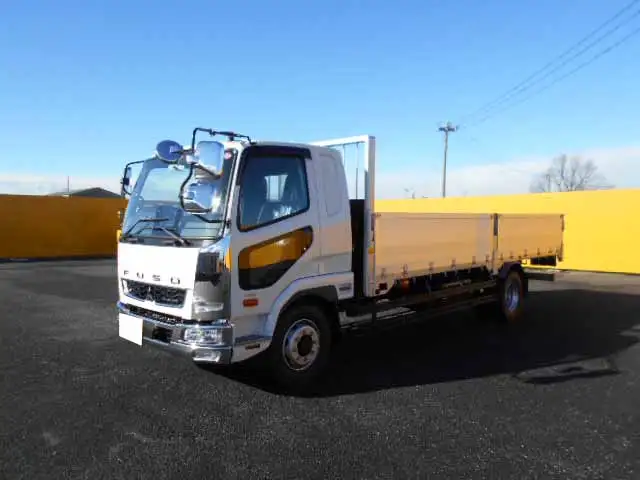 三菱 ファイター 中型/増トン 平ボディ アルミブロック ベッド の中古トラック【車両No.93021】