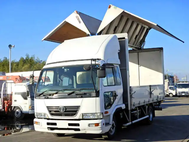 日産UD コンドル 中型/増トン ウイング 床鉄板 ベッド の中古トラック【車両No.94203】