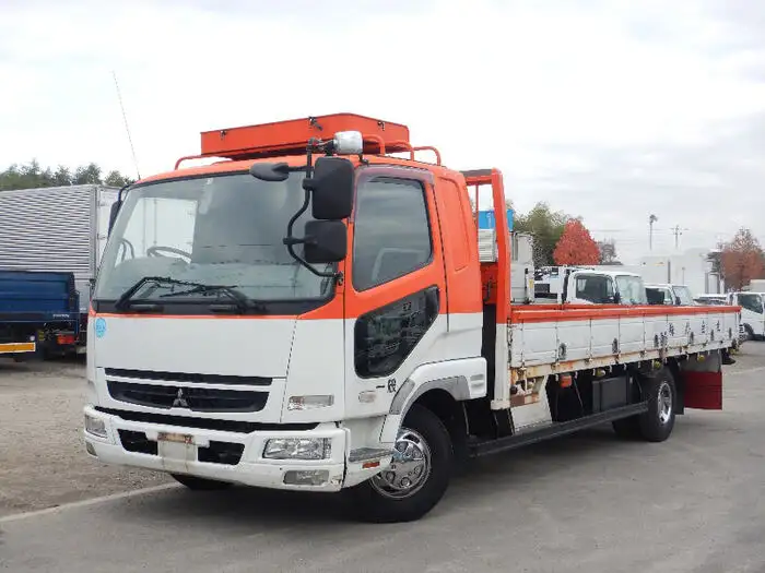 三菱 ファイター 中型/増トン 平ボディ 床鉄板 ベッド の中古トラック【車両No.94718】
