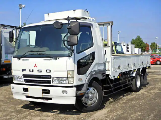 三菱 ファイター 中型/増トン 平ボディ 床鉄板 ベッド の中古トラック【車両No.94734】