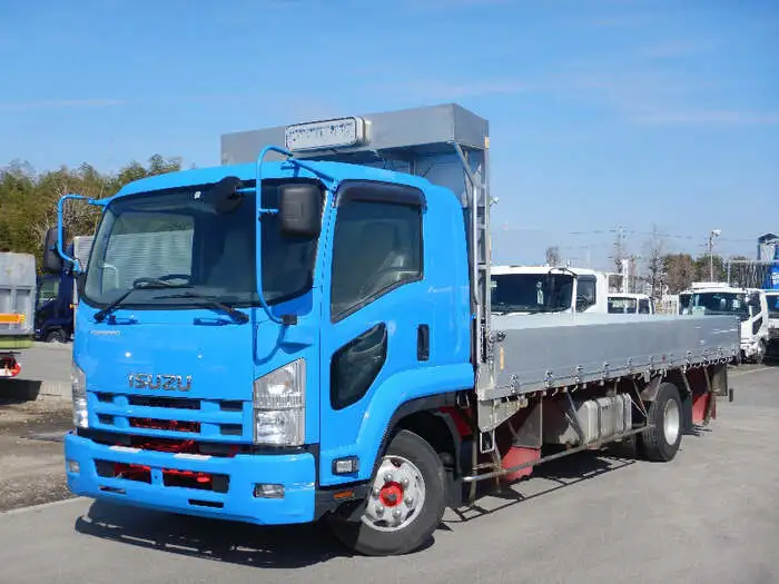 いすゞ フォワード 中型/増トン 平ボディ アルミブロック ベッド の中古トラック【車両No.95294】